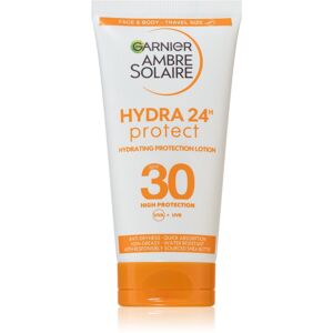 Garnier Ambre Solaire Hydra Protect ochranný krém na obličej a tělo cestovní balení SPF 30 50 ml