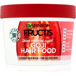 Garnier Fructis Goji Hair Food maska navracející lesk barveným vlasům 390 ml