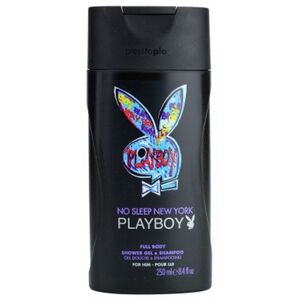 Playboy No Sleep New York sprchový gel a šampon 2 v 1 pro muže 250 ml
