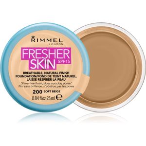 Rimmel Fresher Skin ultra lehký make-up SPF 15 odstín 200 Soft Beige 25 ml