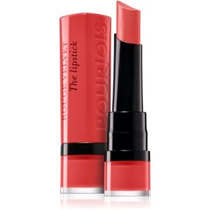 Bourjois Rouge Velvet The Lipstick matná rtěnka odstín 08 Rubi’s Cute 2,4 g