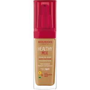 Bourjois Healthy Mix rozjasňující hydratační make-up 16h odstín 57,5 Golden Caramel 30 ml