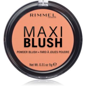Rimmel Maxi Blush pudrová tvářenka odstín 004 Sweet Cheeks 9 g