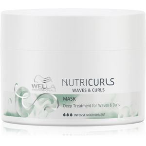 Wella Professionals Nutricurls Waves & Curls uhlazující maska pro vlnité a kudrnaté vlasy 150 ml