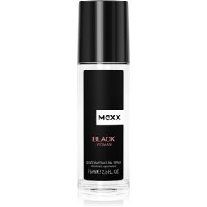 Mexx Black Woman deodorant s rozprašovačem pro ženy 75 ml