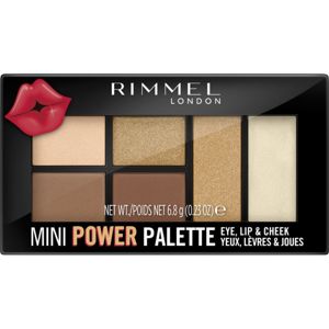 Rimmel Mini Power Palette paletka pro celou tvář odstín 02 Sassy 6.8 g