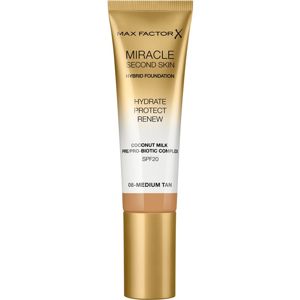 Max Factor Miracle Second Skin hydratační krémový make-up SPF 20 odstín 08 Medium Tan 30 ml