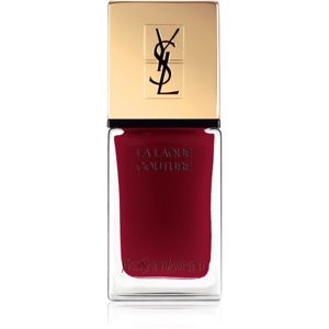 Yves Saint Laurent La Laque Couture lak na nehty odstín 74 Rouge Over Noir 10 ml