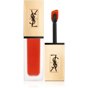 Yves Saint Laurent Tatouage Couture ultra matující tekutá rtěnka odstín 02 Crazy Tangerine - Electric Orange 6 ml
