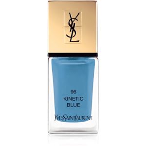 Yves Saint Laurent La Laque Couture lak na nehty odstín 96 Kinetic Blue 10 ml