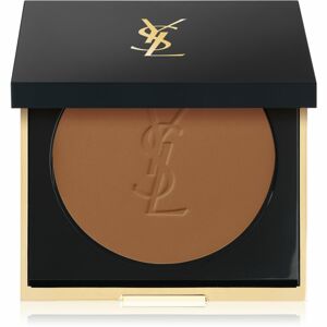 Yves Saint Laurent Encre de Peau All Hours Setting Powder kompaktní pudr pro matný vzhled odstín B80 Chocolat 8.5 g