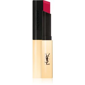 Yves Saint Laurent Rouge Pur Couture The Slim tenká matující rtěnka s koženým efektem odstín 27 Conflicting Crimson 2,2 g
