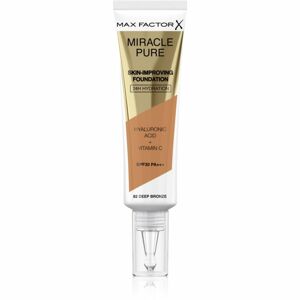 Max Factor Miracle Pure Skin dlouhotrvající make-up SPF 30 odstín 82 Deep Bronze 30 ml