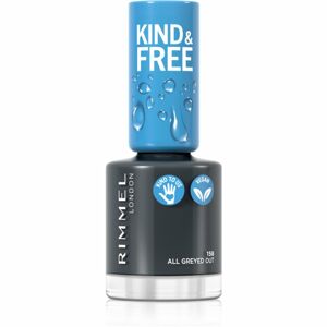 Rimmel Kind & Free lak na nehty odstín 158 All Greyed Out 8 ml