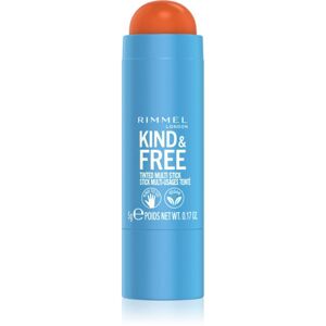 Rimmel Kind & Free multifunkční líčidlo pro oči, rty a tvář odstín 004 Tangerine Dream 5 g