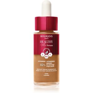 Bourjois Healthy Mix lehký make-up pro přirozený vzhled odstín 58W Caramel 30 ml