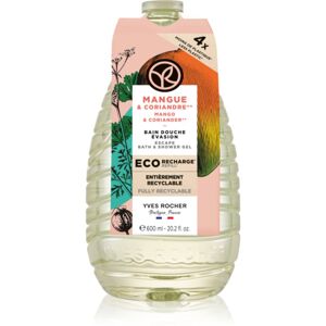 Yves Rocher Bain de Nature sprchový gel náhradní náplň Mango & Coriander 600 ml