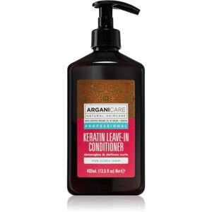 Arganicare Keratin Leave-In Conditioner bezoplachový kondicionér pro kudrnaté vlasy 400 ml