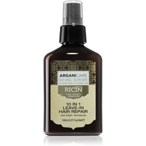 Arganicare Ricin 10 In 1 Leave-In Hair Repair vlasová kúra 10 v 1 pro výživu a lesk 150 ml