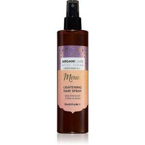 Arganicare Monoi Lightening Hair Spray rozjasňující péče na vlasy 250 ml
