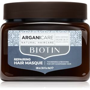 Arganicare Biotin Repairing Hair Masque hloubkově posilující maska na vlasy s biotinem 500 ml