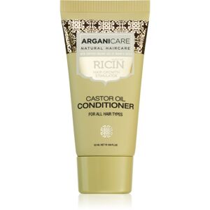 Arganicare Ricin hydratační a vyživující kondicionér pro podporu růstu vlasů pro všechny typy vlasů 50 ml