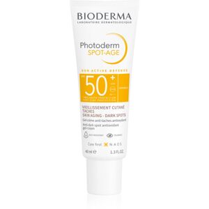 Bioderma Photoderm Spot-Age opalovací gel-krém na obličej proti pigmentovým skvrnám SPF 50+ 40 ml