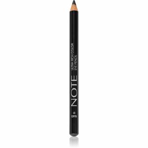 Note Cosmetique Ultra Rich Color Eye Pencil voděodolná tužka na oči odstín 01 Black 1,1 g