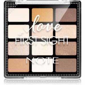 Note Cosmetique Love At First Sight paletka očních stínů 201 Daily Routine