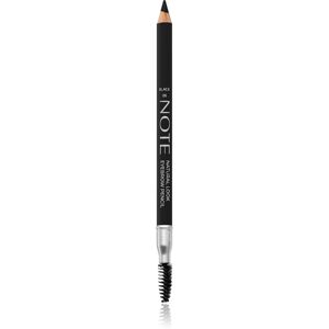 Note Cosmetique Natural Lool Eyebrow Pencil tužka na obočí s kartáčkem 06 Black 1,08 g