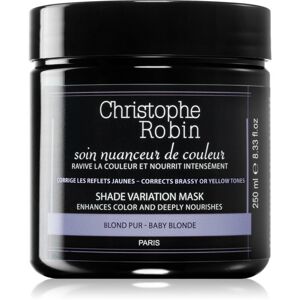 Christophe Robin Shade Variation Mask barvicí maska odstín Baby Blond 250 ml