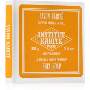 Institut Karité Paris Almond and Honey Shea Soap tuhé mýdlo s bambuckým máslem 100 g