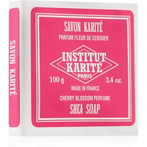 Institut Karité Paris Cherry Blossom Shea Soap tuhé mýdlo s bambuckým máslem 100 g