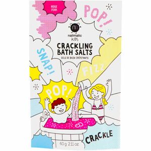 Nailmatic Kids barvicí sůl do koupele barva Pink 60 g