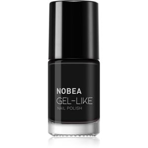 NOBEA Day-to-Day lak na nehty s gelovým efektem I. odstín Black Sapphire #N22 6 ml