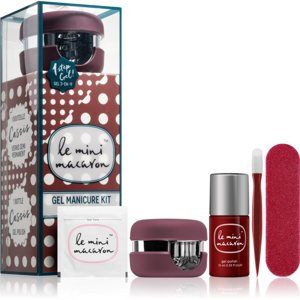 Le Mini Macaron Gel Manicure Kit Cassis kosmetická sada V. (na nehty) pro ženy