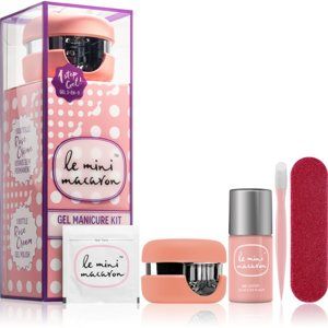 Le Mini Macaron Gel Manicure Kit Rose Creme kosmetická sada VI. (na nehty) pro ženy
