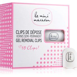 Le Mini Macaron Gel Removal Clips klipy na odstranění gelové manikúry