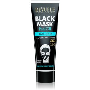 Revuele Black Mask Peel Off Hyaluron čisticí slupovací maska s aktivním uhlím 80 ml