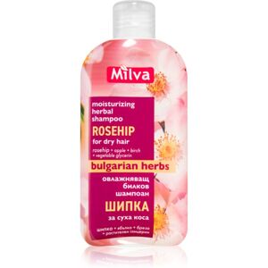 Milva Rosehip hydratační šampon pro unavené vlasy bez lesku 200 ml