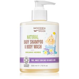 WoodenSpoon Natural šampon a sprchový gel pro děti s vůní levandule 300 ml