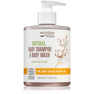 WoodenSpoon Natural šampon a sprchový gel pro děti 2 v 1 300 ml