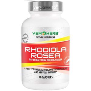 Vemo Herb Rhodiola Rosea podpora koncentrace a duševního výkonu 90 ks