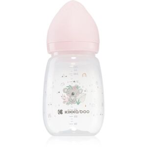 Kikkaboo Savanna Anti-colic Baby Bottle kojenecká láhev 3 m+ Pink 260 ml