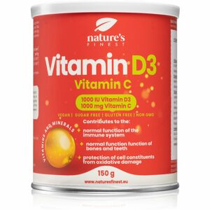 Nutrisslim Vitamin D3 + Vitamin C instantní nápoj s vitamíny příchuť lemon 150 g