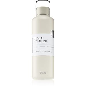 Equa Timeless nerezová láhev na vodu barva Off White 1000 ml