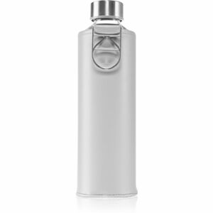 EQUA Mismatch Grey Dove skleněná láhev na vodu + obal 750 ml