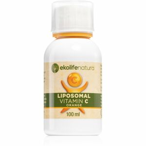 Ekolife Natura Liposomal Vitamin C 500 mg podpora imunity příchuť orange 100 ml