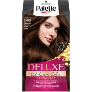 Schwarzkopf Palette Deluxe permanentní barva na vlasy odstín 3-65 750 Chocolate Brown