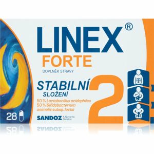 Linex Forte stabilní složení doplněk stravy s probiotiky 28 ks